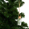 Hanger met flesje - glas - 12 cm