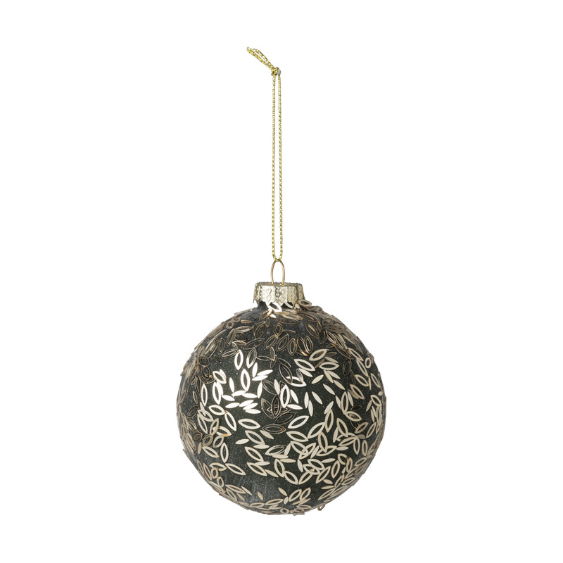 Kerstbal sequences - diverse kleuren - 8 cm