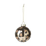 Kerstbal luipaard - diverse varianten - 7 cm