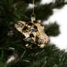 Kerstbal luipaard - Ø8 cm 