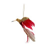 Hanger vogel - rood - 16 cm