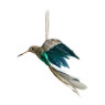 Hanger vogel - groen - 16 cm