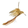 Hanger vogel - geel - 16 cm