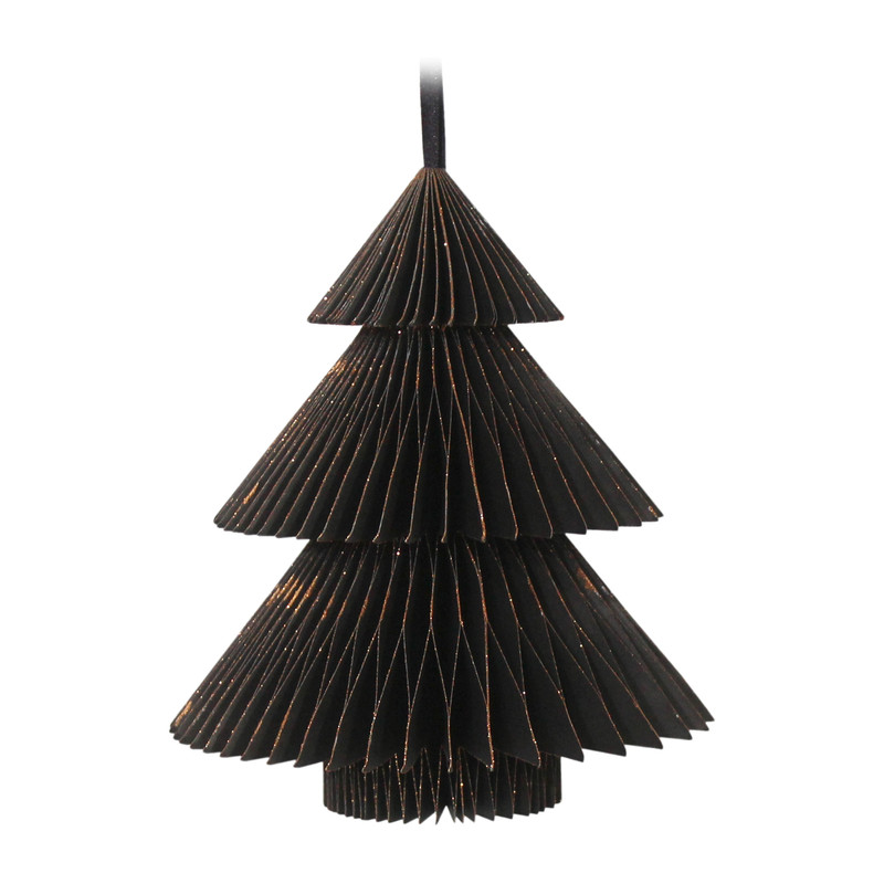 Hanger boom - zwart - 20 cm