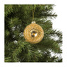 Kerstbal open - goudkleurig - Ø8 cm