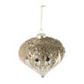 Kerstbal druppel - goud - 10 cm