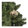 Kerstbal druppel - goud - 10 cm