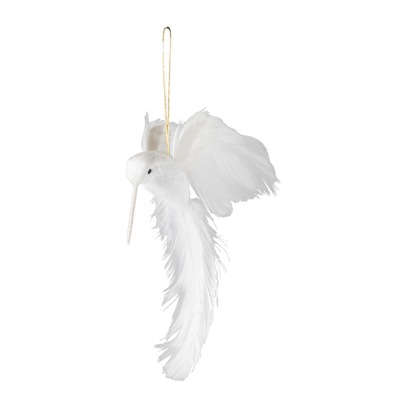 Kersthanger kolibri - wit