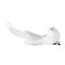 Vogel op clip - wit