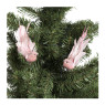 Vogel op clip - roze