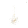 Kersthanger ster - wit - diverse varianten - 15 cm