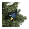 Toekan op clip - blauw - 14 cm