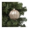 Kerstbal Kersthanger - roze - 10 cm