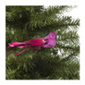 Vogel op clip - paars