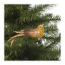 Vogel op clip - cognac