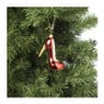 Kersthanger pump - diverse kleuren - 11x6.7x4.1 cm