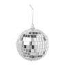 Kersthanger discobal - zilver - 8 cm 