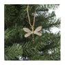 Kersthanger libelle - goud - 6x5 cm 