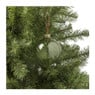 Kerstbal gedraaid glas - groen