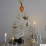 Kerstbal druppel - oranje