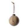 Kerstbal - bruin - ⌀8 cm 