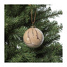 Kerstbal - bruin - ⌀8 cm 