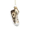 Kersthanger sneaker panterprint - glas - 4.5x8.6x4 cm
