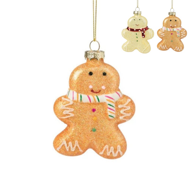 Kersthanger koekman - diverse varianten - 33.5x32.5x3 cm