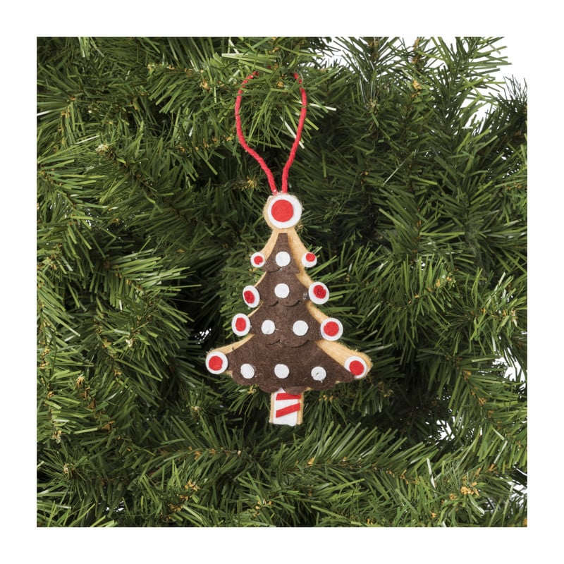 Kersthanger kerstboom - diverse varianten - 13x7.5x1 cm