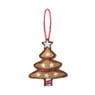 Kersthanger kerstboom - diverse varianten - 13x7.5x1 cm