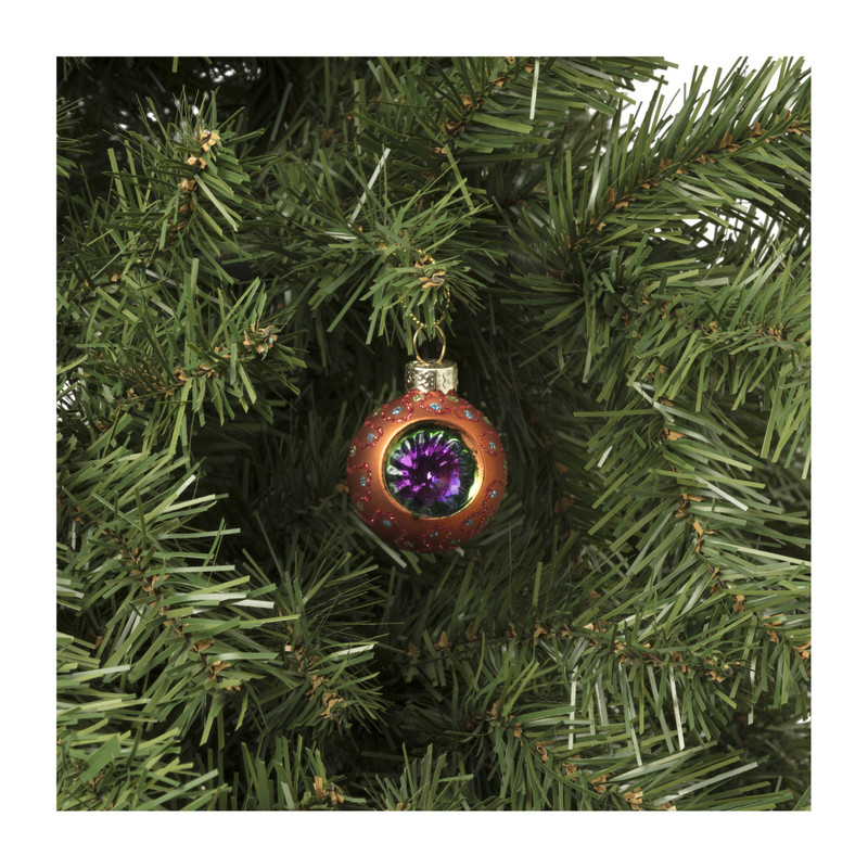 Kerstbal boho mini - diverse varianten - ø4 cm