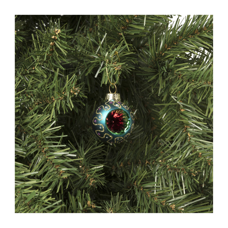 Kerstbal boho mini - diverse varianten - ø4 cm