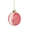 Kersthanger macaron - diverse kleuren - ø6x6.5 cm