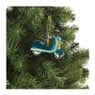 Kersthanger scooter - glas - 7x10.5x4.2 cm