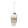 Kersthanger coffee to go - glas - ø5x10 cm