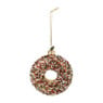 Kersthanger donut - diverse varianten - 9.3x9x3.5 cm