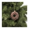 Kersthanger donut - diverse varianten - 9.3x9x3.5 cm