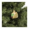 Kersthanger taco - goudkleurig -7.3x10.2x4 cm