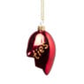 Kersthanger best friends - rood - 7.2x5.8x4 cm