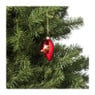 Kersthanger best friends - rood - 7.2x5.8x4 cm