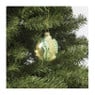 Kersthanger maanvis - multikleur - 8x7x3.5 cm