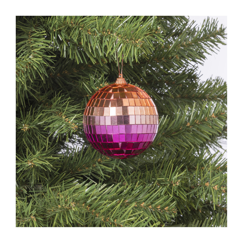 Discobal - oranje/roze - ø8 cm