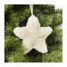 Bonthanger ster off white - polyester - 16x16 cm