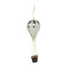Kersthanger luchtballon - glas - diverse varianten - ø7x20 cm