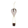 Kersthanger luchtballon - glas - diverse varianten - ø7x20 cm