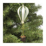 Kersthanger luchtballon - glas - diverse varianten - ø7x20 cm