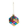 Kersthanger kubus - glas - 5.5x5.5x5.5 cm