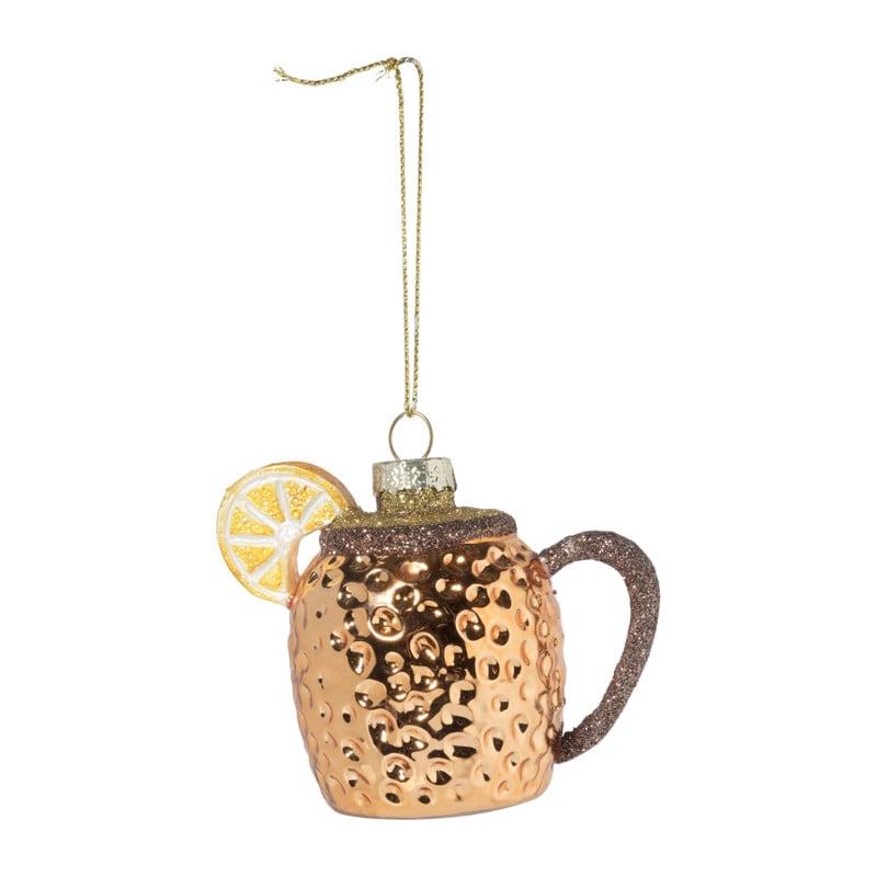 Kersthanger Moscow Mule - goudkleurig - 8.5x7.2x5.5 cm