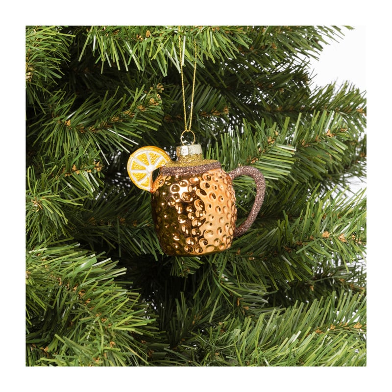 Kersthanger Moscow Mule - goudkleurig - 8.5x7.2x5.5 cm