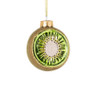 Kersthanger kiwi - glas - 9.5x6.3x2.8 cm